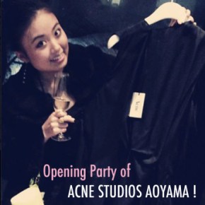 ACNE STUDIO AOYAMA with my&nbsp;crazienne!