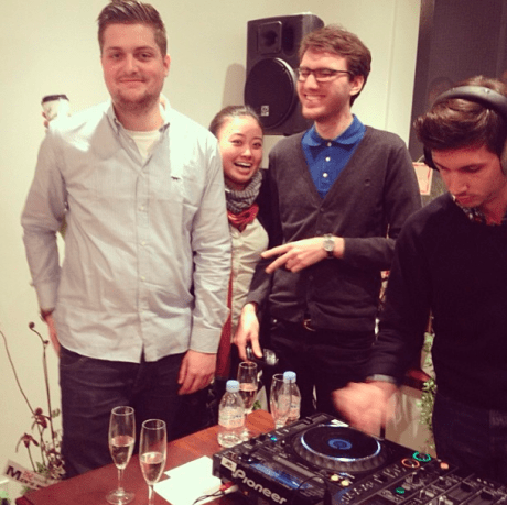 miki with dj of Kitsune