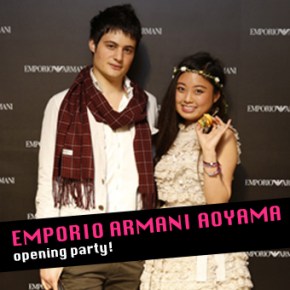 EMPORIO ARMANI AOYAMA opening&nbsp;party!