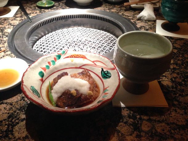 Japanese dream tasting food time at ushigoro-kan yakiniku tokyo