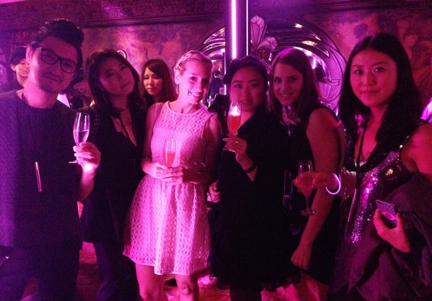 Pink night at YSL Beauty salon16