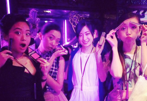 Pink night at YSL Beauty salon19