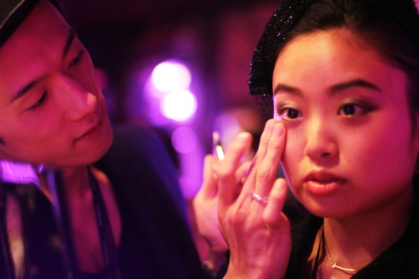 Pink night at YSL Beauty salon3