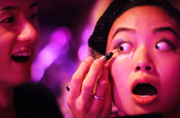 Pink night at YSL Beauty salon5