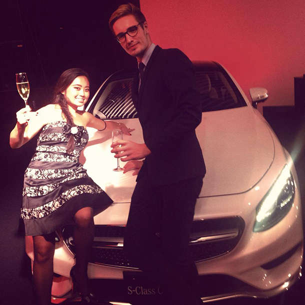 mercedes benz s class coupe party10