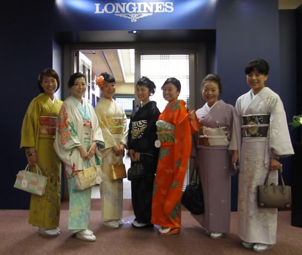 LONGINES Elegance Prize for the KIMONO miki1