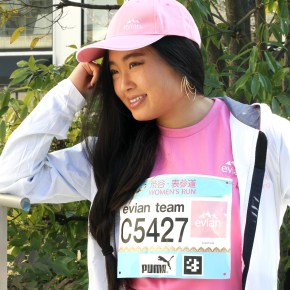 Elegance women’s run with evian&nbsp;team!